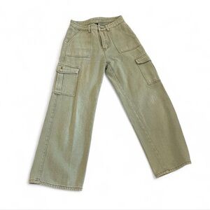 Cider Olive Green Casual Utility Cargo Pants